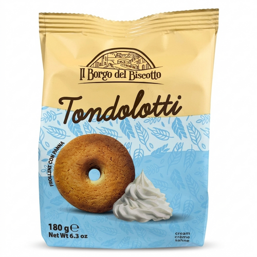 Il Borgo del Biscotto - Biscuits Tondolotti à la crème - 180g - 8032755323990