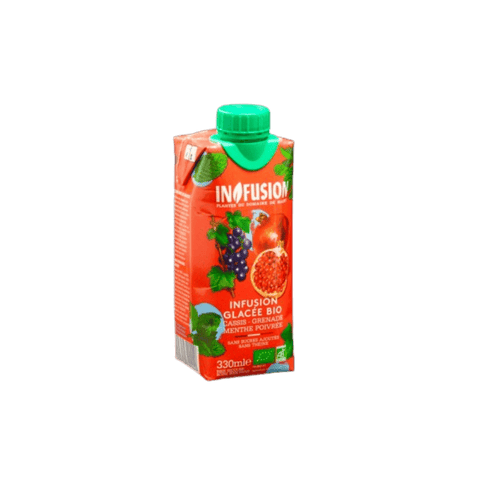 Infusion - Infusion Glacée Grenade Cassis Menthe Poivrée bio - 33cl