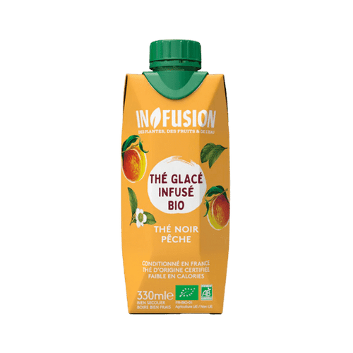 Infusion - Thé glacé noir pêche bio - 33cl