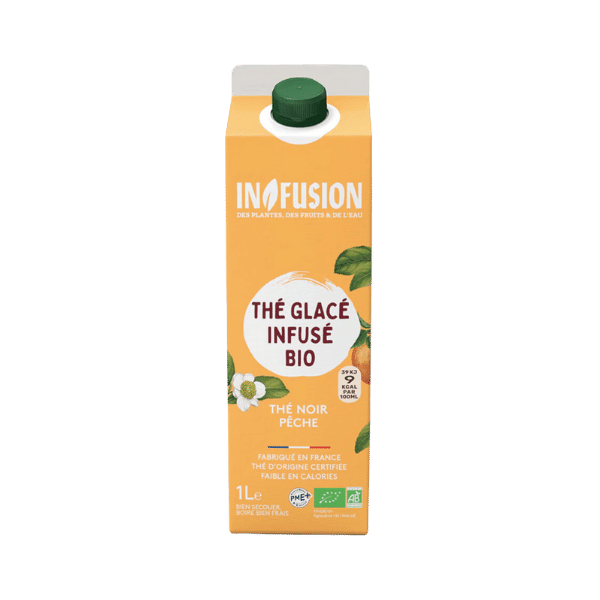 Infusion - Thé noir pêche bio - 1L