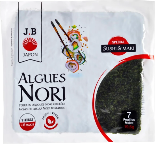 Algues nori 7 feuilles - 19,6g