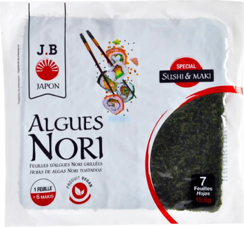 Algues nori 7 feuilles - 19,6g