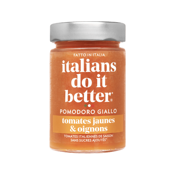 Italians do it better - Sauce tomate jaune et oignons - 190g