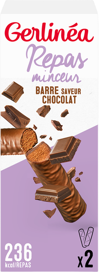 Repas minceur barre chocolat - 2x31g
