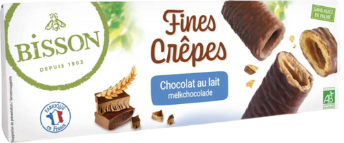 Fines crêpes chocolat au lait bio - 90g