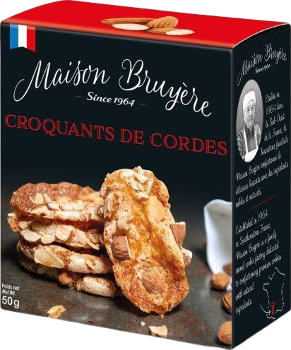 Biscuits croquants de cordes - 50g
