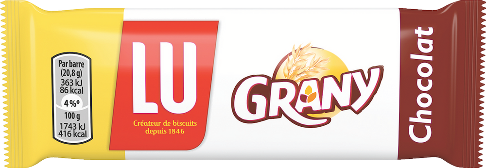 Barres de céréales grany chocolat - 20g