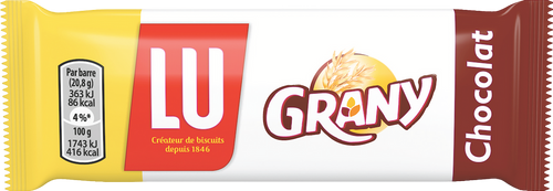 Barres de céréales grany chocolat - 20g