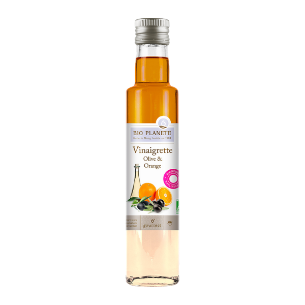 Vinaigrette à l'huile d'olive et à l'orange bio - 250ml