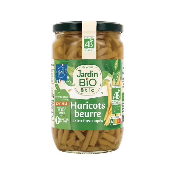 Jardin Bio - Haricots beurre bio - 660ml