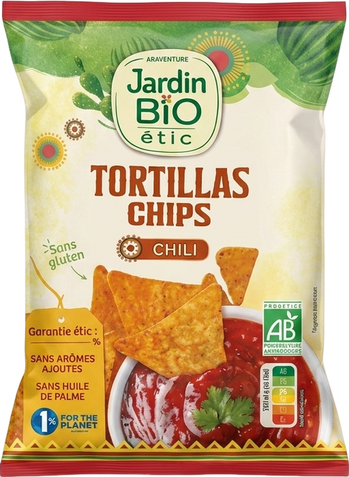 Jardin Bio - Tortillas chili sans gluten bio - 125g - 3760020508043