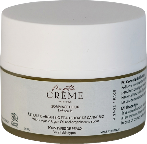 Gommage à l'huile d'argan et au sucre de canne bio - 50ml