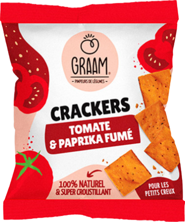 Crackers tomate & paprika fumé - 30g