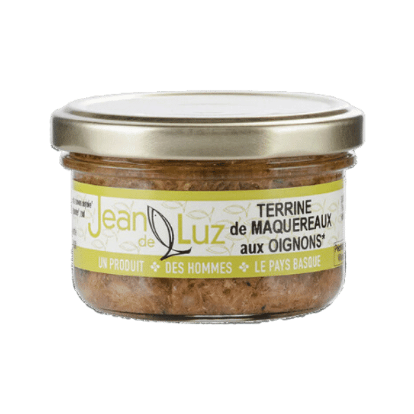 Jean de Luz - Terrine de maquereaux aux oignons - 85g