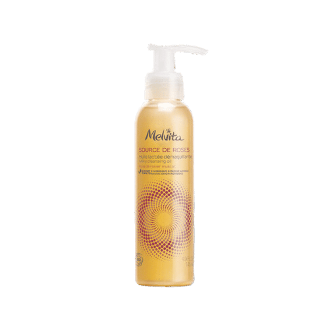 Huile démaquillante au nectar de rose bio - 145ml - Melvita