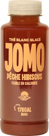Jomo - Thé blanc pêche hibiscus bio - 35cl - 3701260600036
