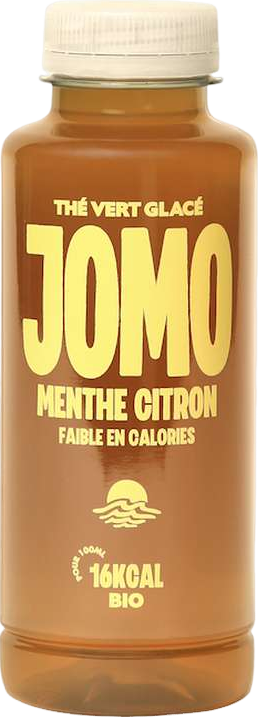 Jomo - Thé vert menthe citron bio - 35cl - 3701260600012
