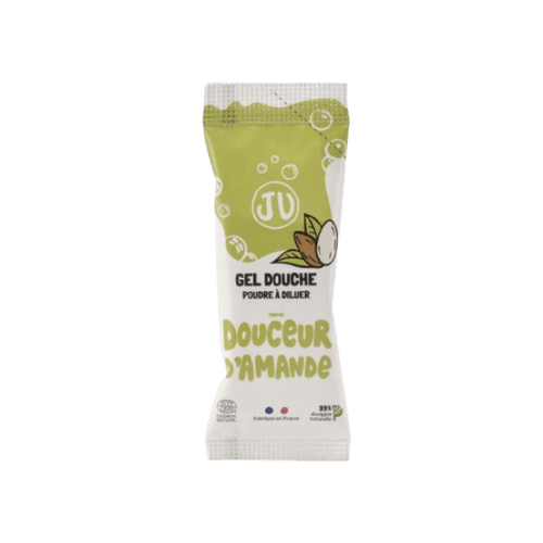 JU - Gel douche poudre à diluer douceur d'amande bio - 25g