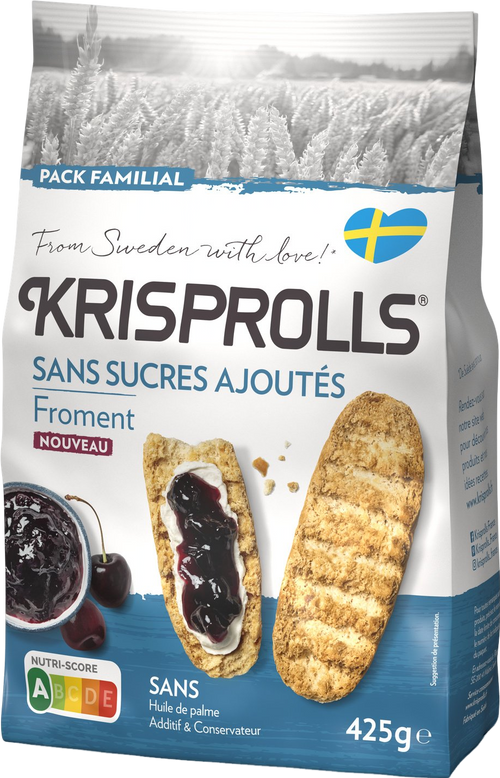 Biscottes sans sucre ajouté froment - 425g