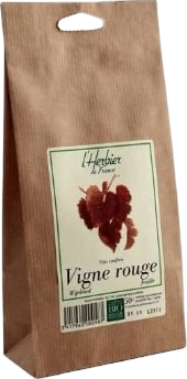 Feuilles de vigne rouge bio - 50g