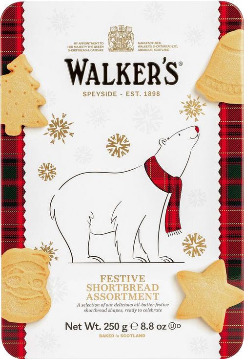 Assortiment de sablés festifs Boîte Ours Polaire - 250G