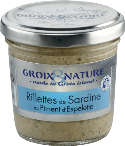 Rillettes de sardine piment d'espelette - 100g