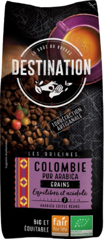Café en grains de Colombie pur arabica bio - 1kg