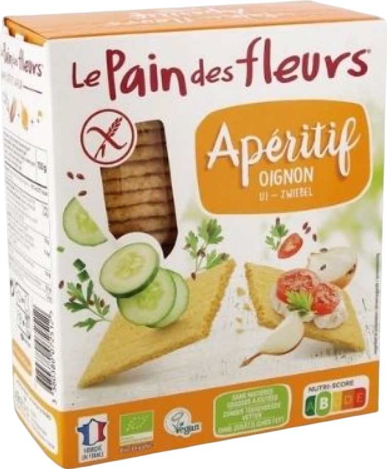 Crackers à l'Oignon Sans Gluten - 150 g