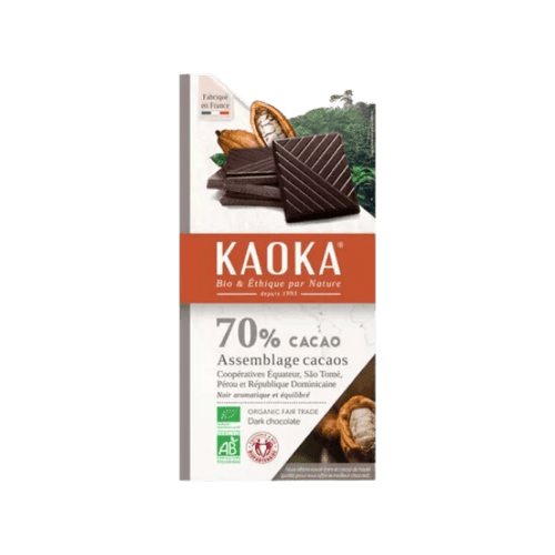 Kaoka - Chocolat noir 70% cacao bio - 100g