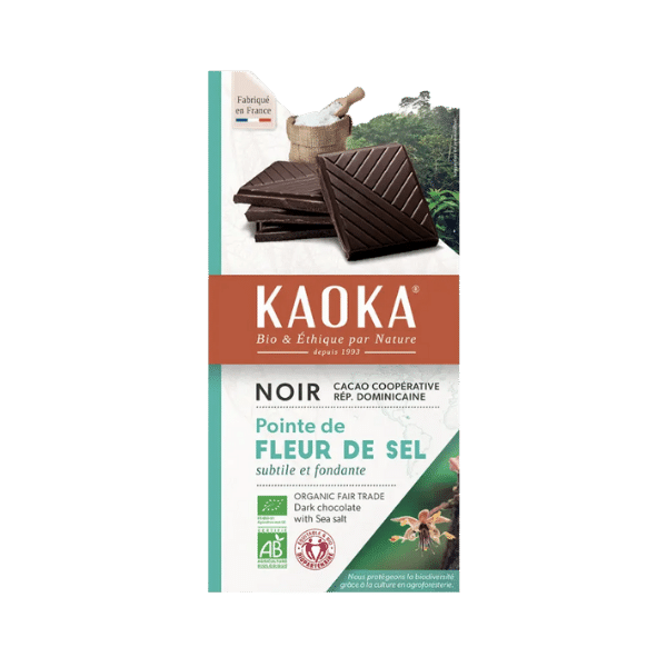 Kaoka - Chocolat noir 70% fleur de sel bio - 100g