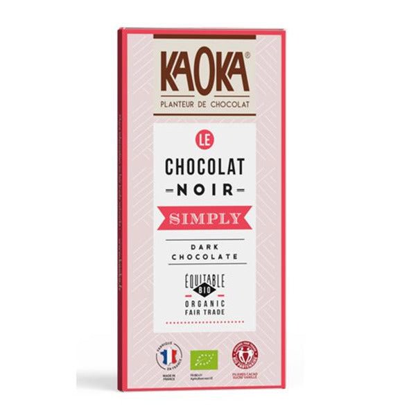 Kaoka - Chocolat noir Simply Dark 58% bio - 80g