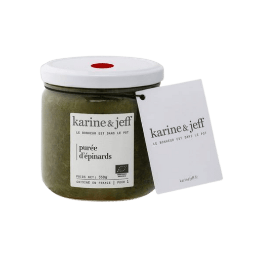 Karine & Jeff - Purée d'épinards bio - 350g