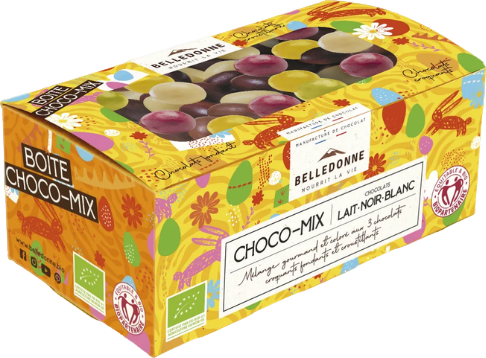 Boîte choco mix assortiment gourmand – 160 g