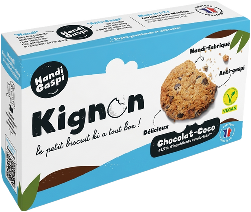 Kignon - Biscuits chocolat coco handi-gaspi - 120g - 3770022665521