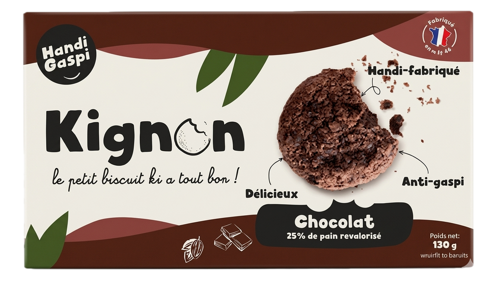 Kignon - Cookies chocolat handi-gaspi- 120g - 3770022665538