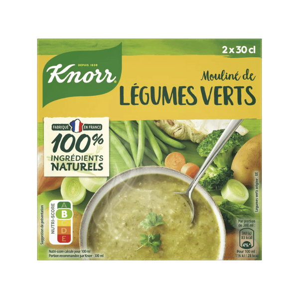 Knorr - Mouliné de légumes verts - 2x30cl