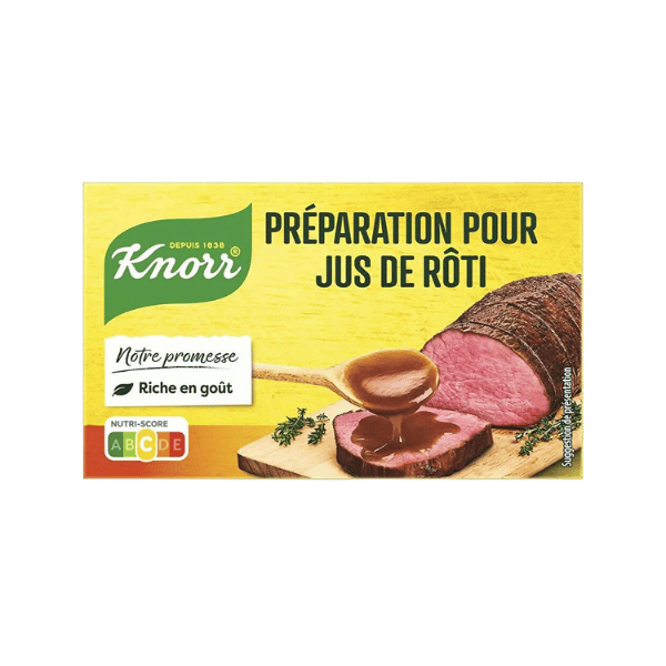 Knorr - Préparation pour jus de rôti - 8x9g