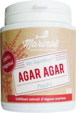 Agar Agar en poudre bio - 140g
