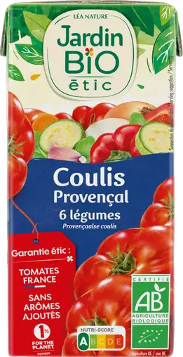 Coulis provençal bio - 340g