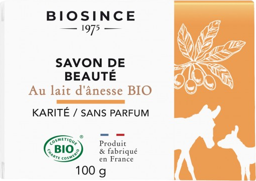 Savon lait d'ânesse karité sans parfum bio - 100g