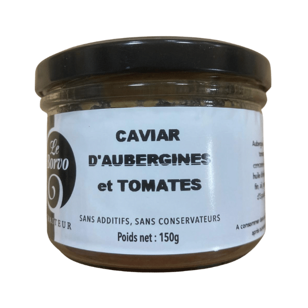 Le Borvo - Caviar d'aubergines et tomates - 150g