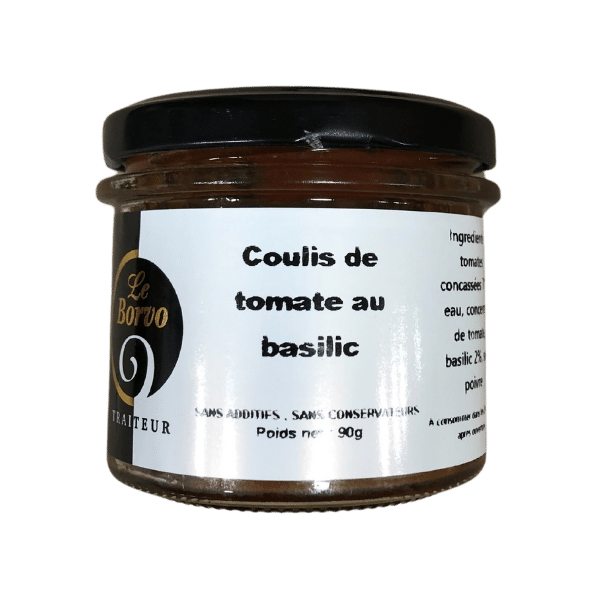 Le Borvo - Coulis de tomate au basilic - 90g