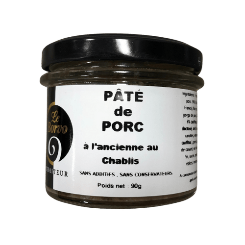 Le Borvo - Pâté de porc à l'ancienne au Chablis - 90g