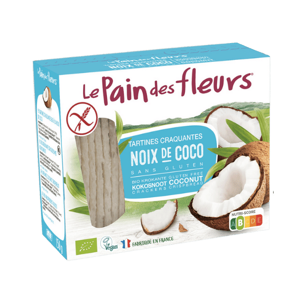 Le Pain Des Fleurs - Tartines craquantes à la coco bio - 150g