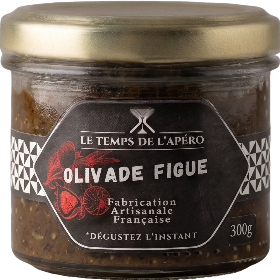 Le Temps de l'Apéro - Olivade à la figue - 90g - 3760035500193