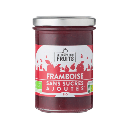 Le temps des fruits - Framboise sans sucres ajoutés bio - 210g