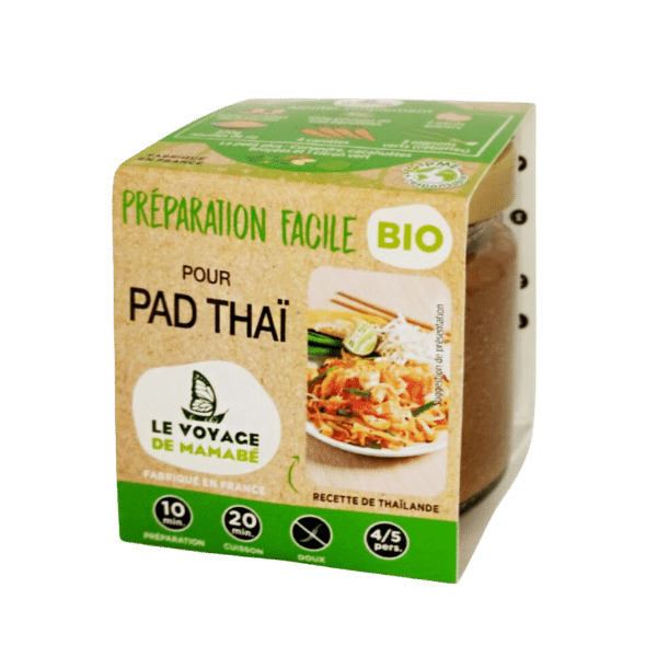 Le Voyage de Mamabé - Préparation facile pad thaï bio - 80g