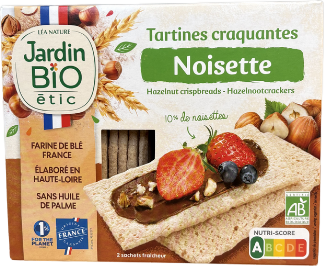 Léa nature - Tartines croquantes noisette bio - 150g - 3456300012538