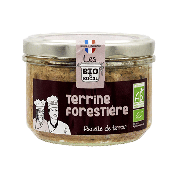 Les Bio du Bocal - Terrine forestière bio - 180g