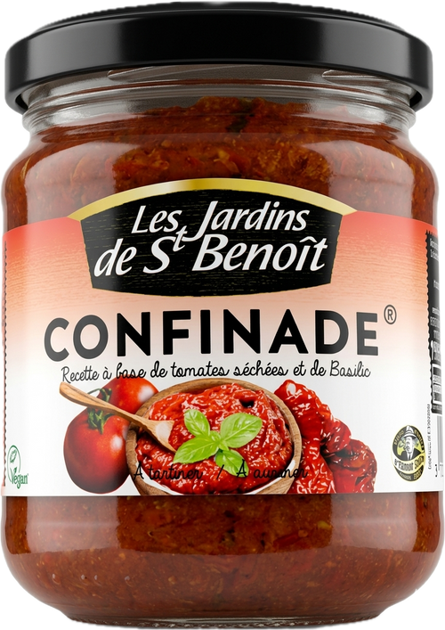 Les Jardins de St Benoît - Confinade de tomates - 190g - 3025056096019